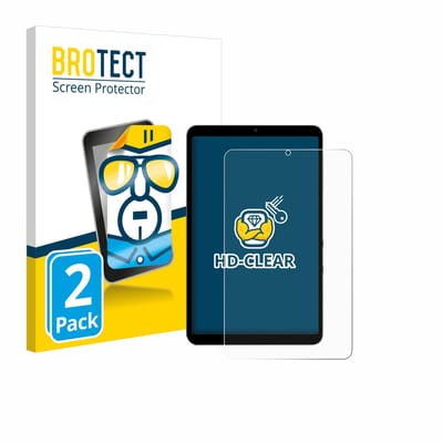 BROTECT - Screenprotector voor Alldocube iPlay 60 Mini Pro - Folie Beschermfolie transparant 2 Stuks