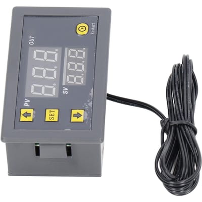 Module de contrôle de température Affichage numérique LED Boîtier ABS Mini thermostat 110 ?220 V pour réfrigérateur gray