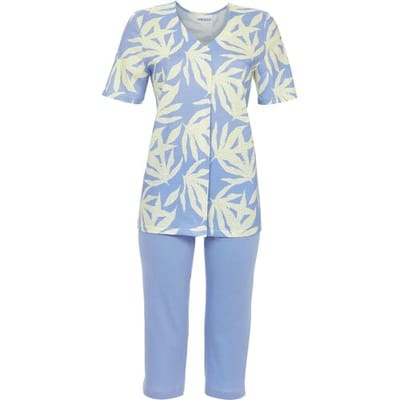 Ringella Elegante flora pyjama blauw Blauw vrouw 36