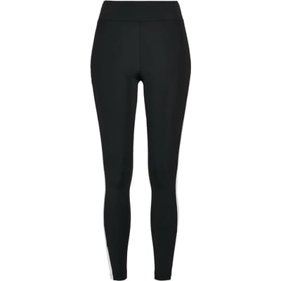 Urban Classics - Color Block Sportlegging - XS - Zwart/Wit