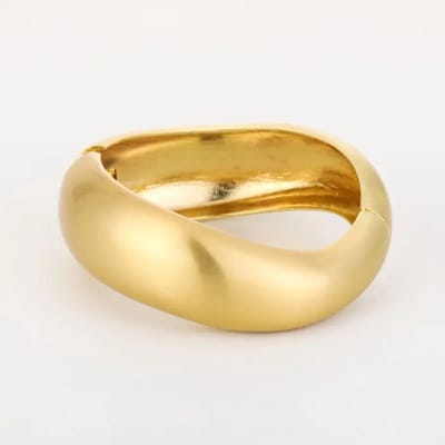 Bijoutheek Armband (Sieraad) Bangle Bold Organisch Goud