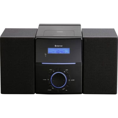 Denver FM Radio  - MCA240 - 30 voorkeuzezenders - Incl. CD Speler - 22 x 16 x 33,5 cm - Zwart