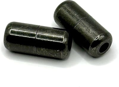 Hypify - 2 x Lock gesp - Zwart / Metallic - No Tie