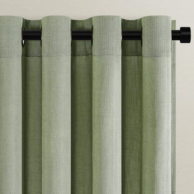 Gordijn 140x160cm Kort Voile Linnen Kinderkamer - Witte Voile Gordijnen Interieur Gordijnen en Drapes met Doorschijnende Ringetjes Decoratieve Moderne Woonkamer Keuken - 2 stuks