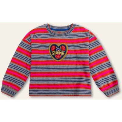 Oilily Hak Sweater- maat92/2T Forged Iron