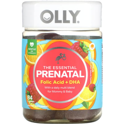 OLLY, essentiel pour les femmes enceintes, agrume doux, 84 gummies