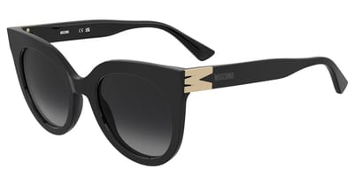 Moschino MOS212/S BLACK/DARK GREY SHADED 52/22/140 Damenbrillen Zonnebrillen