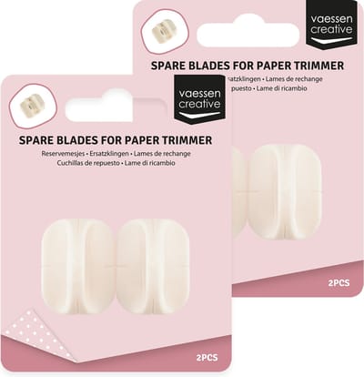 Vaessen Creative Reservemesjes Papiersnijder - 2 x 2 stuks
