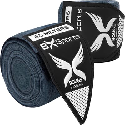 Boksen Hand Wraps en Binnenhandschoenen voor Bescherming en Ondersteuning - 4,5 m Elastische Duim Loop Bandages voor Mannen en Vrouwen