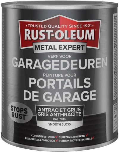 Rust-Oleum Metal Expert Garagedeur Verf Antraciet 750ml