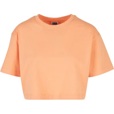 Urban Classics - Short Oversized Crop top - XL - Oranje