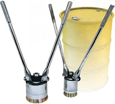 Oliedrum Afdichter - Sluitklem Vat - Vaten Afsluiten - 16 Geharde Bekken - 200 Liter Vaten - Zilver