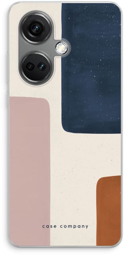 Case Company® - Hoesje geschikt voor OnePlus Nord CE 3 hoesje - Geo #5 - Soft Cover Telefoonhoesje - Bescherming aan alle Kanten en Schermrand