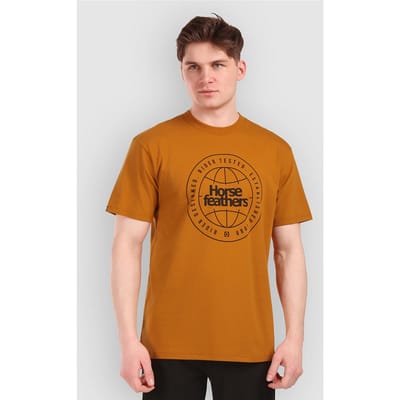 Horsefeathers Global T-shirt (pompoen) - S