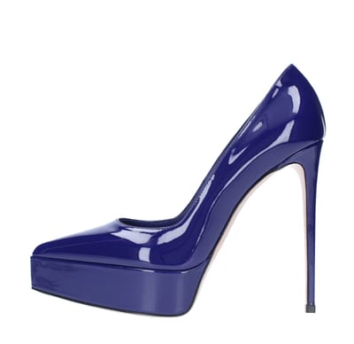 Le Silla blauwe hakschoenen