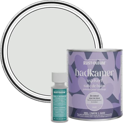Rust-Oleum Grijs Badkamer Tegelverf Matt - Bibliotheek Grijs 750ml