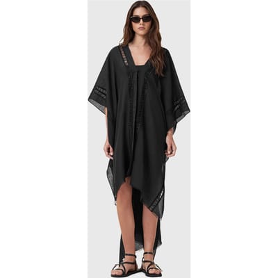 AllSaints Anthea Ruana Black Taglia: OS | Cappotti monopetto Outlet | Donna | Nero