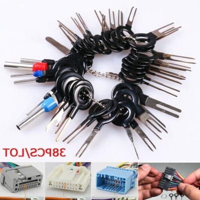 Draad Terminal Gereedschap - Connector Verwijderaar - Auto Bedrading Reparatie - 38 Delige Set