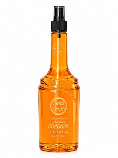 Gold Style After Shave Cologne 02 – 1 Stuk x 400 ml – Verkoelende en Verzorgende Aftershave voor Mannen