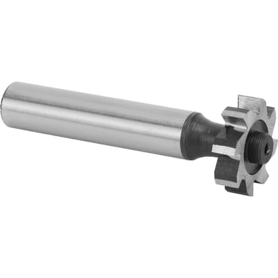 Woodruff Keerbaanfrees HSS Rechte Schacht T-sleuf Freesgereedschap 5x19x10mm