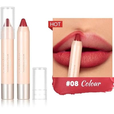 Lip Liner Pen Tint Sexy Rode Matte Lip Contour Tint Lippenstift Blijvende Anti-aanbak Cup Pen Lippen Make-up Waterdichte Cosmetische