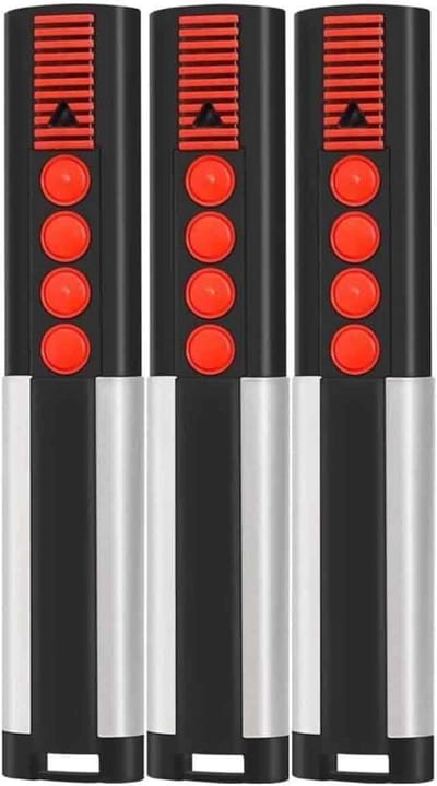 GELLDG Garagedeur afstandsbediening - Vervangende handzender - 868,8 MHz Garagedeur afstandsbediening - 4 kanalen - Geschikt voor Sommer 4020 TX03-433-4, 4020V000, 4025V000, 4026V000 - 3 stuks