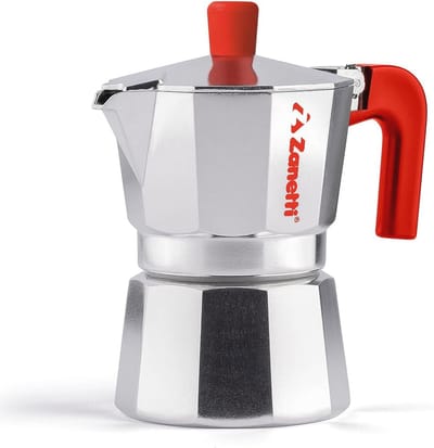 Espresso-apparaat voor 3 kopjes met anti-druppelsysteem en ergonomische handgreep