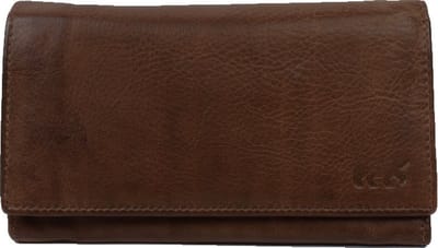 Bear Design Sweety XL Leren Overslagportemonnee - Bruin