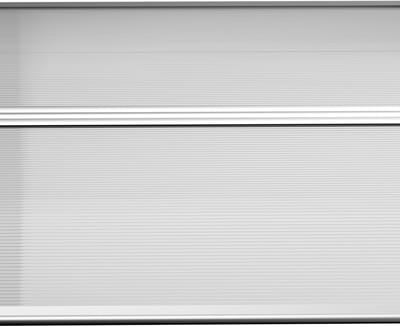 MODFU - Deurluifel - Dubbele Luifelconstructie - Polycarbonaat Dak - Aluminium Frame - Transparant - 75 X 195 X 23 Cm