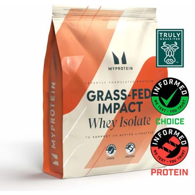 Impact Whey Isolate - 1KG - 33servings - Wild Strawberry (Grass Fed, Naturally Sweetened)
