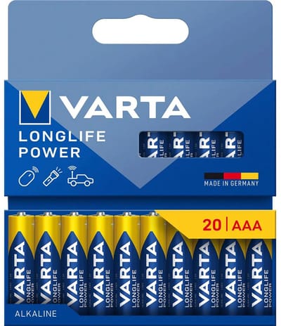 Varta Longlife Power AAA Pack 20 stuks