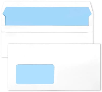 Facturen envelop - Venster links - DL - 110 x 220 mm - 100 stuks - zelfklevende sluiting - 90 gram - Facturen Envelop - Netuno