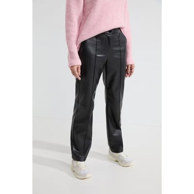 Josephine & Co Arwen Pants Black Maat: 38 | Leren broeken Outlet | Dames | Zwart