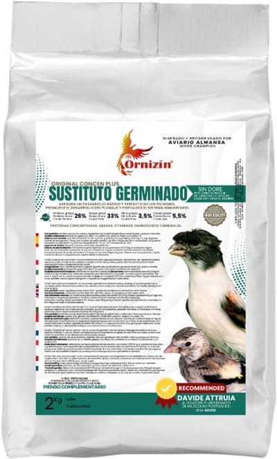 Ornizin Sustituto Germinado - Eivoer voor vogels - Supplementen - Vogelvoer - Kiemzaad
