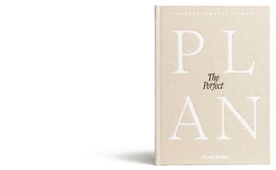 Printworks Weekplanner - The Perfect Plan - Beige