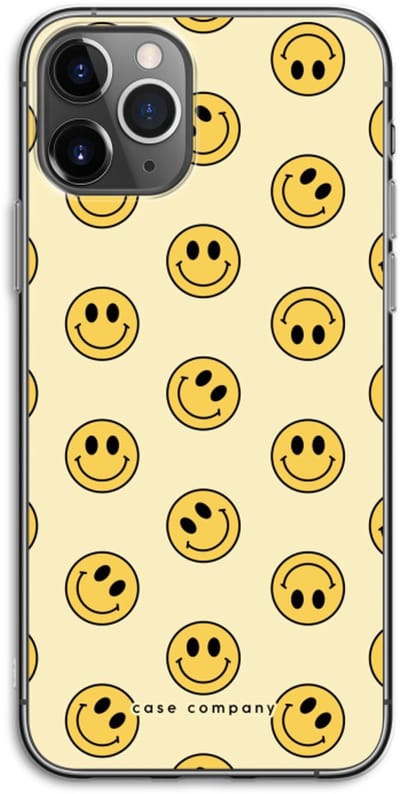 Case Company® - Hoesje geschikt voor iPhone 11 Pro hoesje - Smiley N°2 - Soft Cover Telefoonhoesje - Bescherming aan alle Kanten en Schermrand