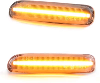 SK-Import Richtingaanwijzer Knipperlichten - Richtingaanwijzer Lampen - Dynamisch LED Heldere Lens - BMW 3-serie E46 - Coupe, Touring, Compact, Cabriolet