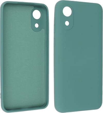 Hoesje Geschikt voor de Samsung Galaxy A03 Core - Fashion Color Backcover Telefoonhoesje - Donker Groen