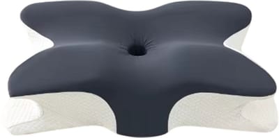Luxe Vlinder Vorm Kussen Nek Bescherming Trage Rebound Kussen Gezondheidszorg Cervicale Orthopedische Hals Schuim Kussen 65x40x12cm