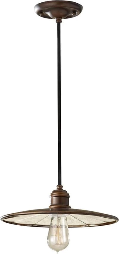 Feiss LED Hanglamp Urban Renewal | 1X E27 Max 60W | Dimbaar | Astral Bronze