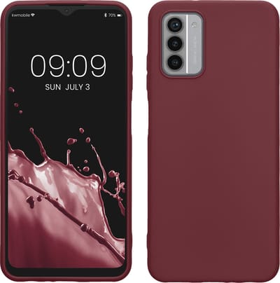 kwmobile telefoonhoesje geschikt voor Nokia G42 5G - Hoesje voor smartphone - Back cover in bordeaux-violet
