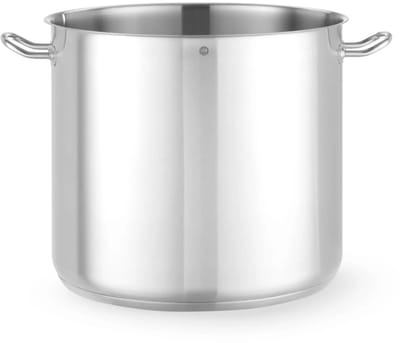 HENDI Hoge rvs stoofpan, 45 l, diameter 40 cm, hoogte 36 cm, zilver, zonder deksel, inductie