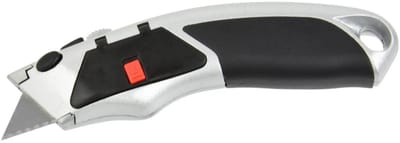 GEKO Aluminium hobbymes - trapeziumblad - antislip greep - 19 mm - incl. 5 messen