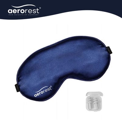 AeroRest Dream Set slaapmasker en oordopjes | 100% verduisterend oogmasker | Innovatief & verstelbaar ontwerp | Ideaal voor reizen