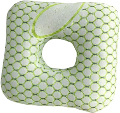Katoenen Piercing Kussen – Ademend Ergonomisch Oor Kussen met Ooropening, Draagbaar en Comfortabel voor Oorbellen, Helpt bij Genezing en Oorbescherming