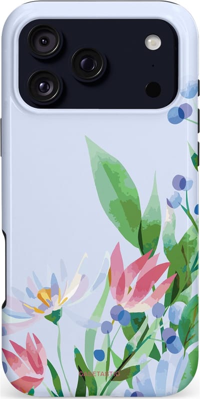 Casetastic hoesje geschikt voor Apple iPhone 17 Pro Max - MagSafe - Dubbellaagse bescherming - Dromen in pastel - Fashion Case - Lichtgrijs Mintgroen