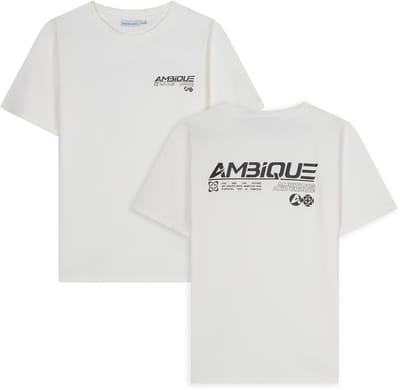 AMBIQUE - Tommy T-Shirt - 103 ecru - Maat 134/140