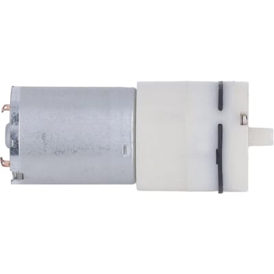 Micro Pompe à Air Électrique Pneumatique à Membrane Vide Transmission Mécanique 1 Port 370 Blanc DC6V