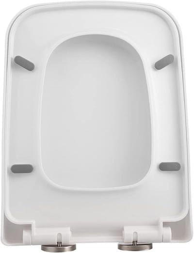 Toiletbril - Zachte Sluiting - Badkamer Vernieuwen - Snel Verwijderbaar - 45 x 35.5cm - Wit