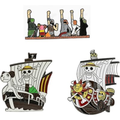 2-12 stuks One Piece Metalen Emaille Speldjes Anime Cartoon Speldjes Luffy Zoro Sanji Chopper Badges Voor Kleding Tas Hoed Accessoire Mooie Cadeaus